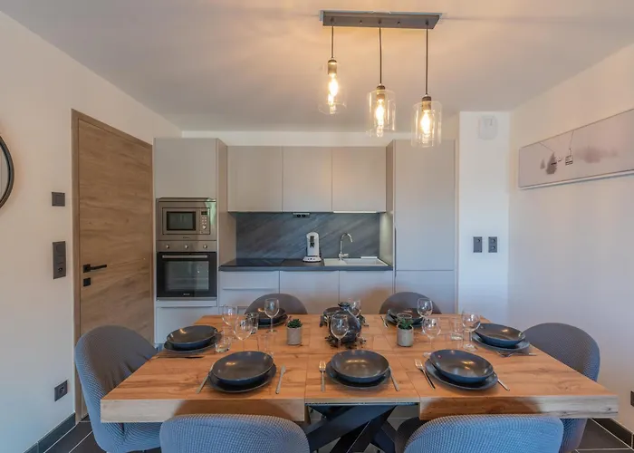 شقة Spacieux Proche Des Pistes Avec Garage Et Wifi A 1650 - Fr-1-563-112 كورشوفيل